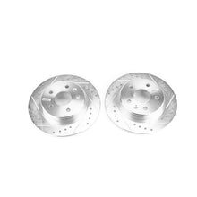 Cargar imagen en el visor de la galería, Power Stop 17-19 Chevrolet Bolt EV Rear Evolution Drilled &amp; Slotted Rotors - Pair