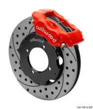 Cargar imagen en el visor de la galería, Wilwood Dynalite Front Big Brake Kit 11.00in SRP Drilled &amp; Slotted Rotors - Red