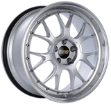 BBS LM-R 20x9.5 5x114.3 ET40 CB66 Diamond Silver Center Diamond Cut Lip Wheel