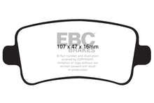 Load image into Gallery viewer, EBC 10+ Buick Allure (Canada) 3.0 Yellowstuff Rear Brake Pads