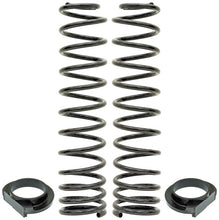 Cargar imagen en el visor de la galería, RockJock JL Front Coil Springs 4in Lift w/ Urethane Isolators Pair