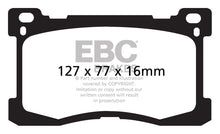 Cargar imagen en el visor de la galería, EBC 12+ Hyundai Equus 5.0 Yellowstuff Front Brake Pads