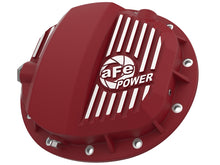 Cargar imagen en el visor de la galería, aFe Pro Series GMCH 9.5 Rear Diff Cover Red w/ Machined Fins 19-20 GM Silverado/Sierra 1500