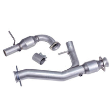 Cargar imagen en el visor de la galería, BBK 97-03 Ford F-150 4.6L/5.4L Short Mid Y Pipe w/Catalytic Converters