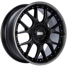 Load image into Gallery viewer, BBS CH-RII 22x10.5 5x112 ET15 Satin Black Center Platinum Lip SS Rim Prot Wheel - 82mm PFS Req