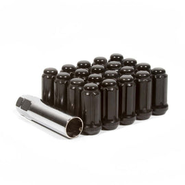 Method Lug Kit - Extended Thread Spline - M10X1.25 - 4 Lug Kit - Black (Wildcat) - 16 Nuts