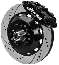 Cargar imagen en el visor de la galería, Wilwood 70-81 FBody/75-79 A&amp;XBody FNSL6R Frt BBK 14in D/S Rtr Blk Calipers Use w/ Pro Drop Spindle