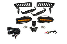 Cargar imagen en el visor de la galería, Diode Dynamics 18-21 Jeep JL Wrangler/Gladiator SS6 Cowl LED Bracket Kit - Amber Driving