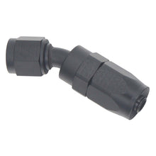 Cargar imagen en el visor de la galería, DeatschWerks 6 AN Female Flare Swivel 30-Degree Hose End CPE - Anodized Matte Black