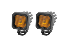 Cargar imagen en el visor de la galería, Diode Dynamics Stage Series C1 LED Pod - Yellow SAE Fog Standard ABL (Pair)