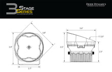 Cargar imagen en el visor de la galería, Diode Dynamics SS3 LED Pod Max - White SAE Fog Angled (Pair)