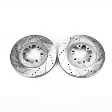 Cargar imagen en el visor de la galería, Power Stop 09-12 Chevrolet Colorado Front Evolution Drilled &amp; Slotted Rotors - Pair