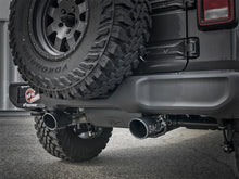 Load image into Gallery viewer, aFe Rebel Series 2.5in 304 SS Cat-Back Exhaust w/ Black Tips 2018+ Jeep Wrangler (JL) V6 3.6L