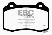 Cargar imagen en el visor de la galería, EBC 2018+ Dodge Durango 6.4L SRT Extra Duty Rear Brake Pads