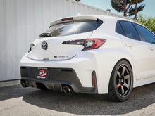 Cargar imagen en el visor de la galería, aFe 23-24 Toyota GR Corolla L3 1.6L (t) Gemini XV 3in to 2-1/2in CatBack Exhaust w/Carbon Fiber Tips