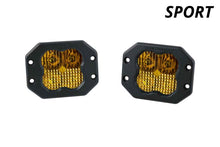 Cargar imagen en el visor de la galería, Diode Dynamics SS3 Sport ABL - Yellow Flood Flush (Pair)