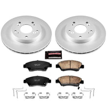 Cargar imagen en el visor de la galería, Power Stop 06-11 Honda Civic Front Z17 Evolution Geomet Coated Brake Kit