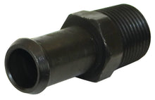 Cargar imagen en el visor de la galería, Moroso Air/Oil Separator Fuel Line Fitting - 3/8in to 1/2in Hose - Straight - Black - Single