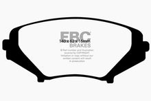 Cargar imagen en el visor de la galería, EBC 03-12 Mazda RX8 1.3 Rotary (Standard Suspension) Greenstuff Front Brake Pads