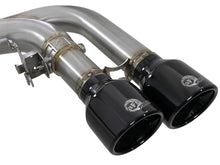 Cargar imagen en el visor de la galería, aFe MACH Force-Xp 3.5in. 304 SS C/B Exhaust w/o Muffler 15-18 BMW X5 M V8-4.4L (tt) - Black Tip