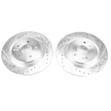 Cargar imagen en el visor de la galería, Power Stop 18-19 Honda Odyssey Rear Evolution Drilled &amp; Slotted Rotors - Pair