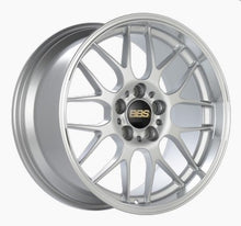 Cargar imagen en el visor de la galería, BBS RG-R 19x8.5 5x114.3 ET18 Sport Silver Polished Lip Wheel -82mm PFS/Clip Required