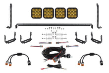 Cargar imagen en el visor de la galería, Diode Dynamics 14-23 Toyota 4Runner SS5 Stealth Grille LED 4-Pod Kit - Yellow Pro Driving