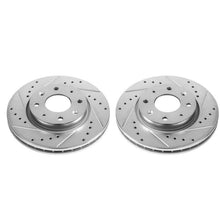 Cargar imagen en el visor de la galería, Power Stop 04-09 Kia Spectra Front Evolution Drilled &amp; Slotted Rotors - Pair