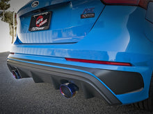 Cargar imagen en el visor de la galería, aFe Takeda 3in 304 SS Axle-Back Exhaust System w/ Blue Flame Tip 16-18 Ford Focus RS 2.3L (t)