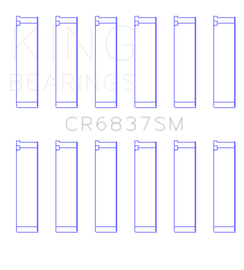King Engine Bearings Acura J30A/J32A/J35A/J35Z (Size +0.25) Performance Coated Rod Bearing Set