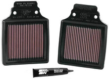 Cargar imagen en el visor de la galería, K&amp;N 00-06 Kawasaki ZX12R Ninja Replacement Air Filter (2 Per Box)
