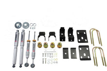 Cargar imagen en el visor de la galería, Belltech LOWERING KIT 14 Chev/GM Silverado/Sierra Std Cabs 2WD 0in to -4in Front/7in Rear with Shock