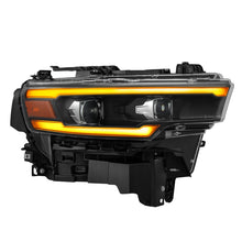 Cargar imagen en el visor de la galería, AlphaRex 25-26 Dodge Ram 1500 Luxx LED Proj Headlights -Black w/Activ Lit/ Seq Signal/Switchbk DRL
