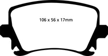 Cargar imagen en el visor de la galería, EBC 2017+ Ford Fiesta (MK7) Bluestuff Rear Brake Pads