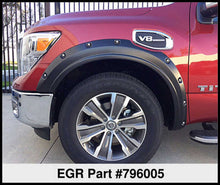 Cargar imagen en el visor de la galería, EGR 2017 Nissan Titan Bolt-On Look Fender Flares - Set - Black Matte (796005)