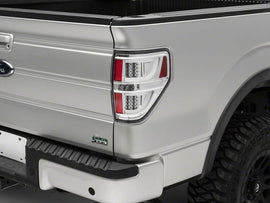 Raxiom 09-14 Ford F-150 Styleside G2 LED Tail Lights- Chrome Housing- Clear Lens