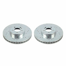 Cargar imagen en el visor de la galería, Power Stop 16-20 Mercedes-Benz GLC300 Front Evolution Drilled &amp; Slotted Rotors - Pair