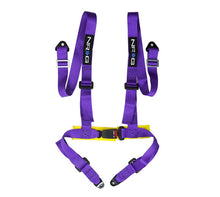 Cargar imagen en el visor de la galería, NRG 4 Point Seat Belt Harness / Buckle Lock- Purple