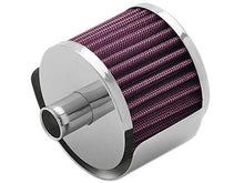 Cargar imagen en el visor de la galería, K&amp;N Breather 1in Flg W/1in-1/4in Grmt 3in od X 2-3/8in h