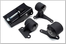 Cargar imagen en el visor de la galería, Innovative 94-01 Integra H-Series Black Steel Mounts 60A Bushings