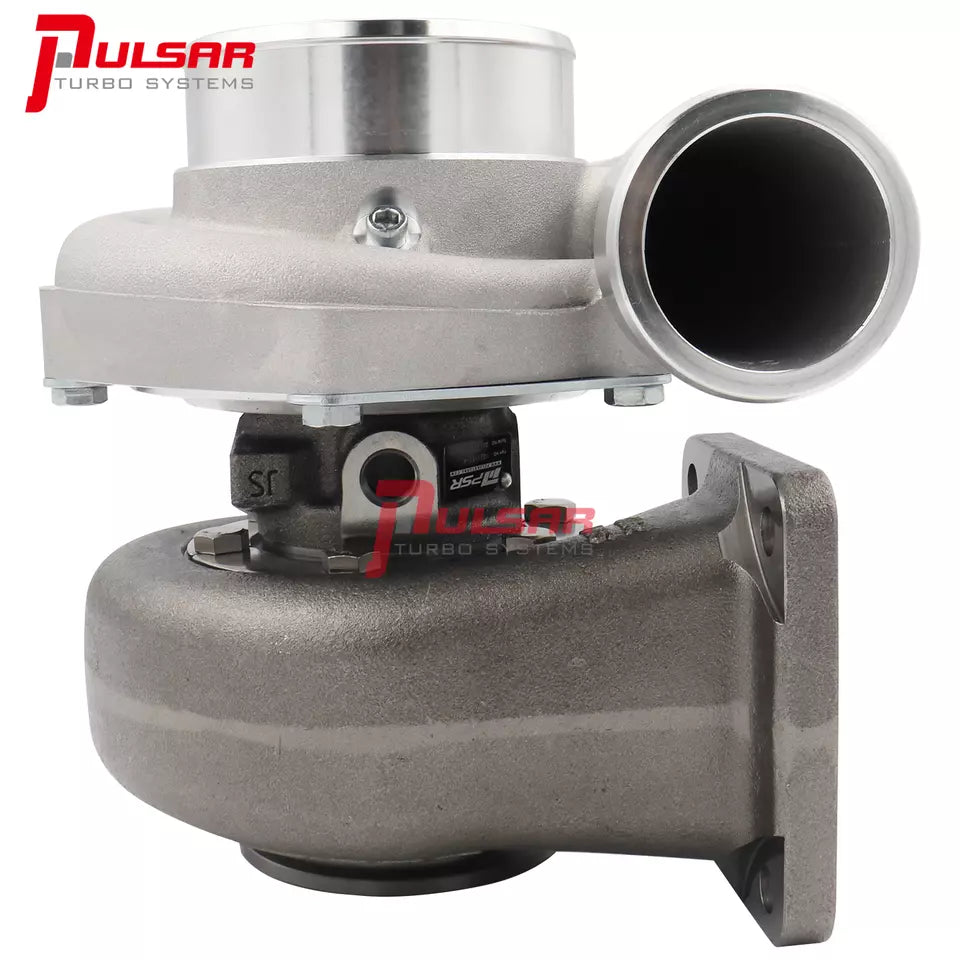 Pulsar PSR3076 GEN2 Dual Ball Bearing Billet Wheel Turbo T4 Divided 0.85 A/R - 400-750 HP