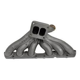 TOYOTA / LEXUS 2JZ-GE T4 TOP MOUNT TWIN SCROLL Top Mount Turbo Manifold - 44mm Vband Wastegate Flange - Supra Soarer Lexus IS300 GS
