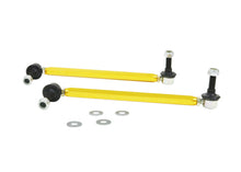 Cargar imagen en el visor de la galería, Whiteline 18-19 Kia Stinger Front Sway Bar Link Assembly Heavy Duty Adjustable Steel Ball