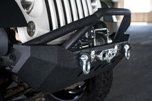 Cargar imagen en el visor de la galería, DV8 Offroad 07-18 Jeep Wrangler JK/JL FS-8 Mid Length Steel Front Bumper w/ LED Lights