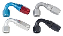 Cargar imagen en el visor de la galería, Fragola -8AN x 120 Degree Power Flow Hose End - Black