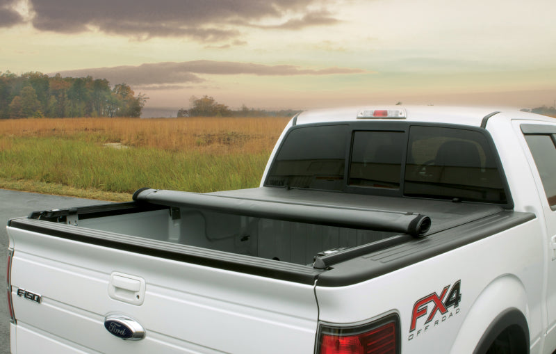 Lund 19-23 Ford Ranger (5ft Bed) Genesis Elite Roll Up Tonneau Cover - Black