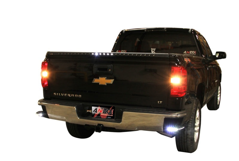 ANZO LED Tailgate Spoiler Replacement 2014-2015 Chevrolet Silverado OE Style Tailgate Spoiler w/ 5