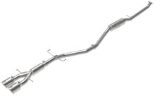 Cargar imagen en el visor de la galería, aFe Takeda 2.5in 304SS Cat-Back Exhaust System w/ Polished Tips 17-20 Honda Civic Si Sedan I4 1.5L