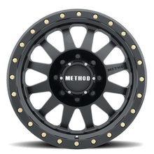 Cargar imagen en el visor de la galería, Method MR304 Double Standard 17x8.5 0mm Offset 8x170 130.81mm CB Matte Black Wheel