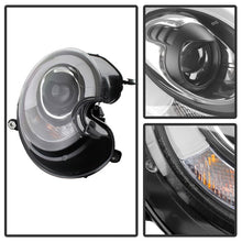 Cargar imagen en el visor de la galería, Spyder Mini Cooper 2010-2012 Projector Headlights Xenon/HID Model- DRL Blk PRO-YD-MC07-HID-DRL-BK